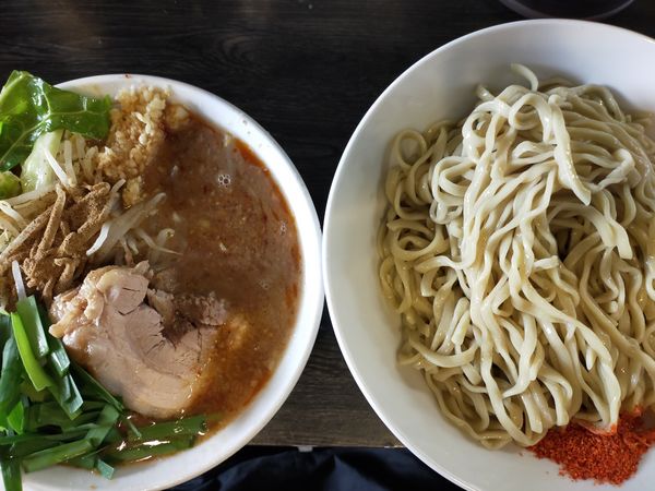 「【限定】ゴマたん！！1100円(大100円)つけ麺100円」@豚星。の写真