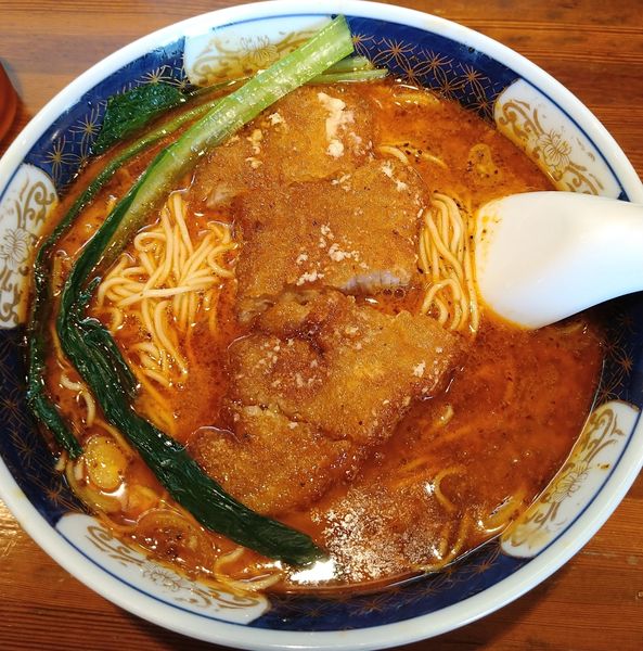 「排骨担々麺」@支那麺 はしご 新小岩店の写真