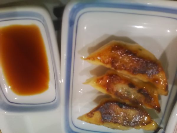 「ぎょうざ3個と半チャーハンセット(420円)」@リンガーハット テラスモール松戸店の写真