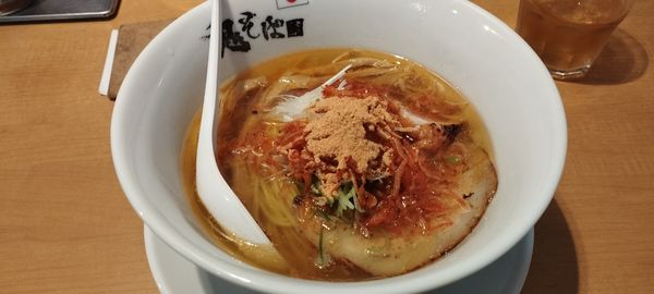 「鬼海老塩ラーメン（950円）」@鬼そば 藤谷の写真