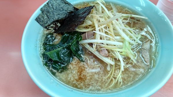 「カツオラーメン+ネギ」@ラーメンショップ 石川店の写真