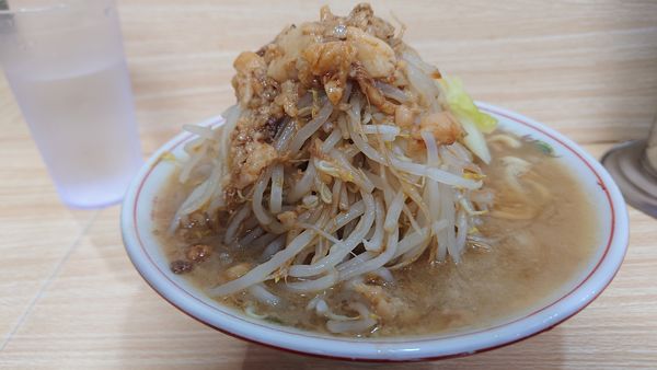 「ラーメン　少なめ　カラメヤサイニンニクアブラスコシマシ」@夢を語れ 八王子の写真