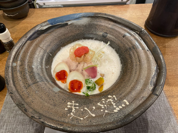 「特製 麦×めんたい」@麦×鶏 MUGI TO TORIの写真