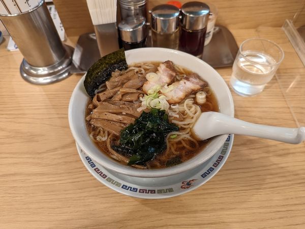 「メンマラーメン」@風神 品川店の写真