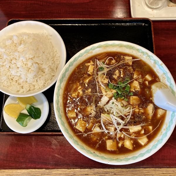 「麻婆麺￥700＋ライス（普通）￥200」@らーめん大鵬の写真
