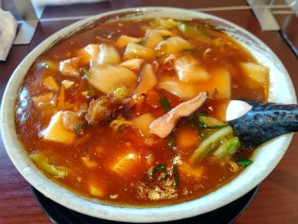 「マーボーラーメン(並盛・150g)950円」@赤城食堂 南千木店の写真