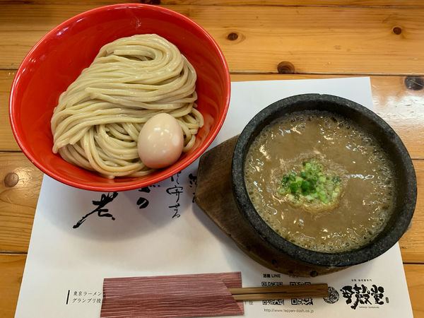 「伊勢海老つけ麺+味玉+海老の和え玉 ￥1040+￥0+￥180」@活龍 海老蟹専門 甲殻堂の写真