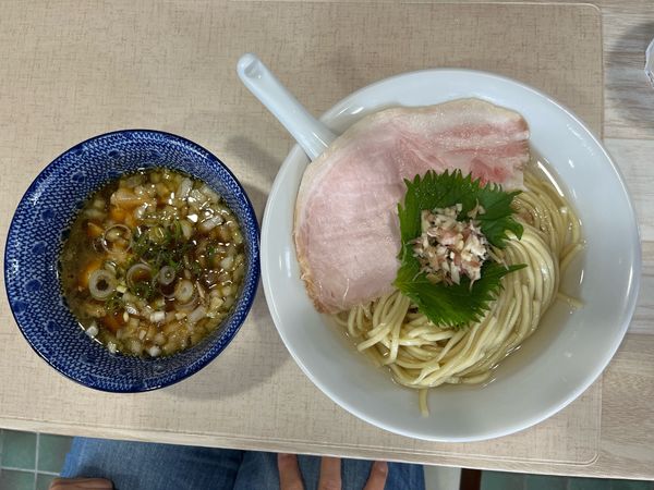 「【限定】鶏つけそば・醤油 950円」@中華そば ふじ野の写真
