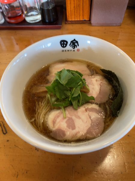 「煮干そば　850円」@中華そば 田家 本店の写真