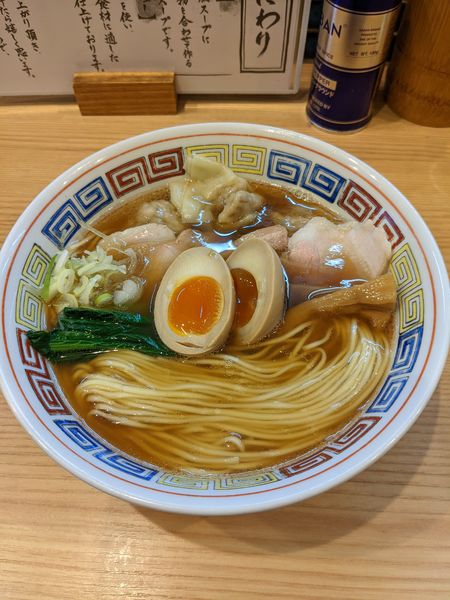 「特製中華そば」@ほっこり中華そば もつけの写真