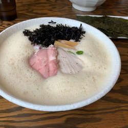 鶏泡白湯ラーメン醤油