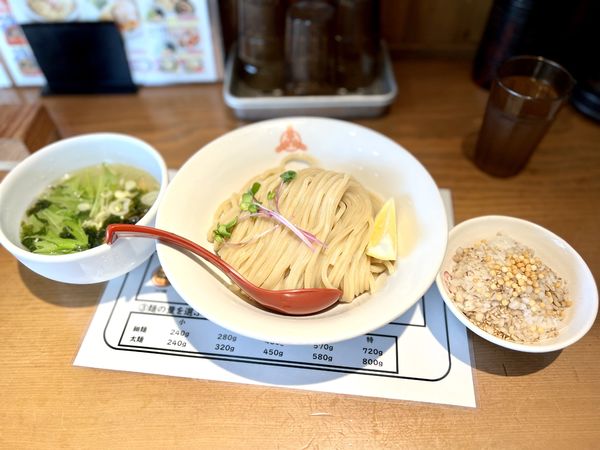 「鯛だし塩つけ麺」@つけ麺専門店 三田製麺所 桜木町駅前店の写真