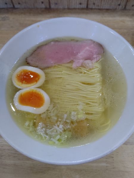 「味玉塩ラーメン」@まつやの写真