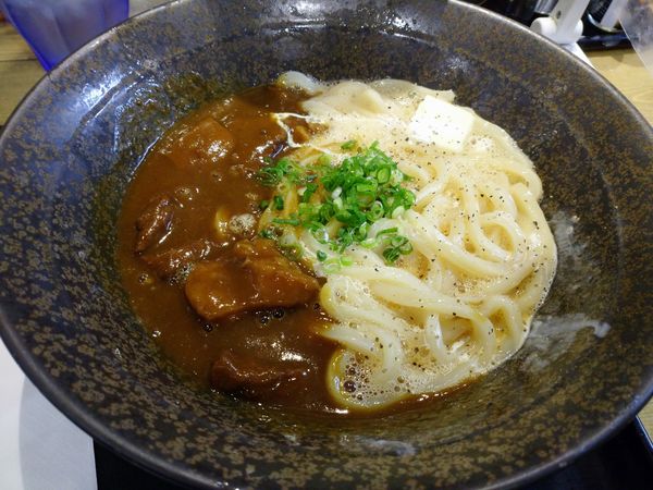 「カレボナーラうどん(950円)」@山下本気うどん 渋谷道玄坂の写真