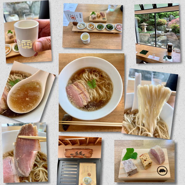 「鴨はちラーメン1180円」@空庵の写真