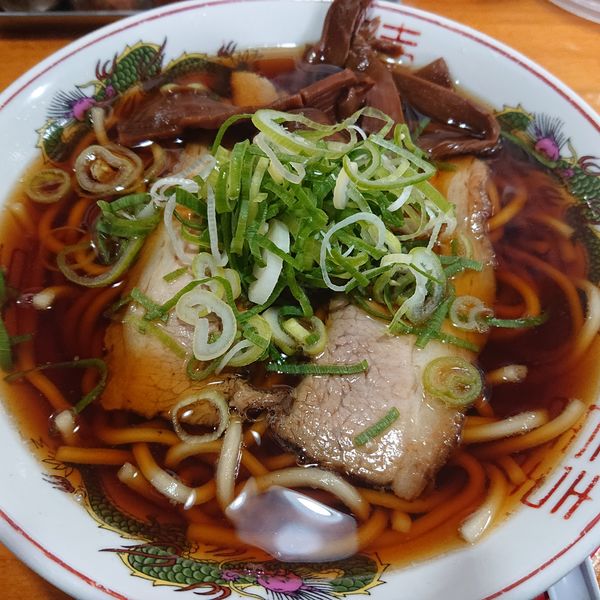 「あっさり中華そば750円(手打ち太麺)」@長尾中華そば 仙台名取店の写真
