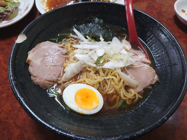 「ねぎ醤油ラーメン580円+他いろいろ」@長秀龍 新座店の写真