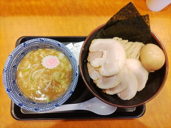 「つけチャーシュー(小盛)+味玉  ﾒﾝﾏ抜き」@舎鈴 久喜店の写真