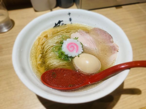 「味玉塩そば（並￥900）」@中華そば 葵の写真