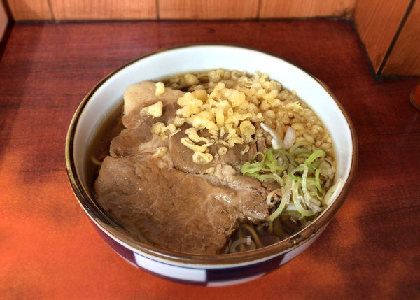「肉そば(530円)」@立ち食いそばうどん 会津の写真