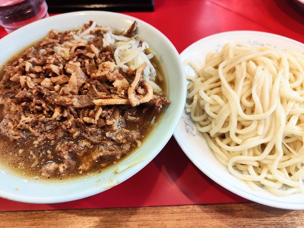 「チャシューやさいつけそば（中盛）」@丸長 目白店の写真