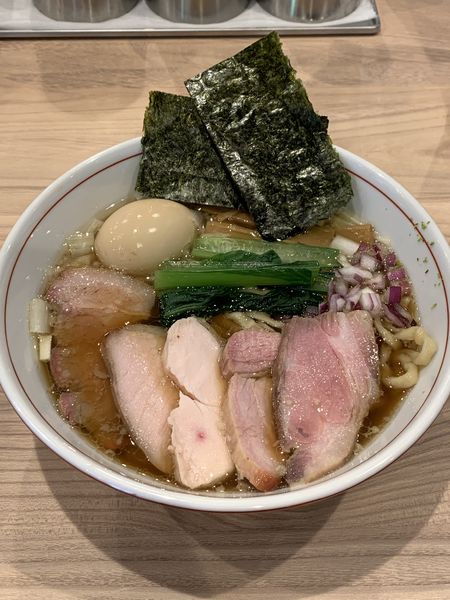 「特製手揉み中華そば 1200円」@麺処 にし尾の写真