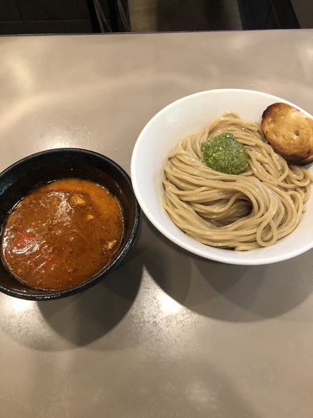 「海老トマトつけ麺950円」@つけ麺 五ノ神製作所の写真