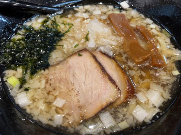 「鯖醤油ラーメン820円」@鯖と麺 いし川の写真