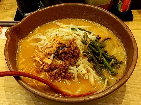 「信州味噌らーめん」@麺場 田所商店 東川口店の写真