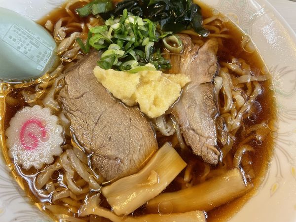 「ニンニクラーメン740円」@あずま本店の写真