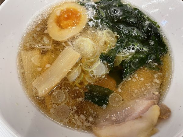 「国見しょうゆらーめん580円」@レストラン桃花亭の写真