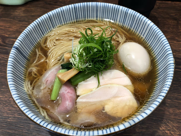 「中華そば醤油850円+大盛100円+煮玉子100円」@中華そば 燕屋商店の写真