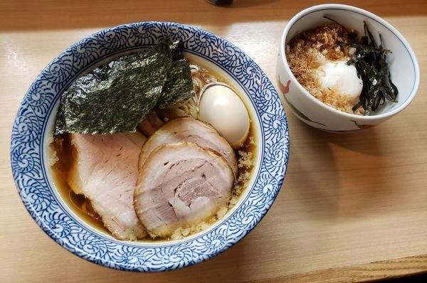 「特製中華そば(Ａ)　多賀野丼」@中華そば 多賀野の写真