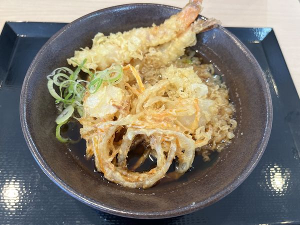 「天中華500+海老天150×2」@ゆで太郎 穂積店の写真