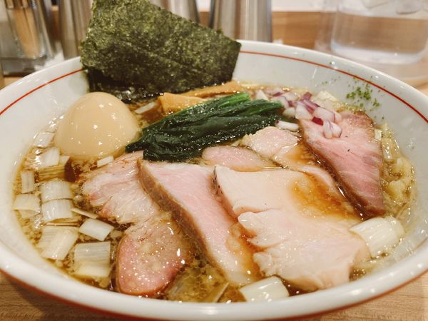 「特製手揉み中華そば1200」@麺処 にし尾の写真