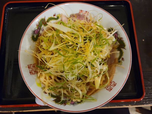 「【本日日替り】ねぎそば」@松屋製麺所の写真