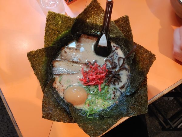 「のりラーメン　味玉子」@もっこすの写真