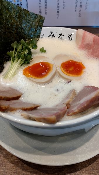 「特製鶏白湯そば　塩（1100円税込）」@鶏そば みなもの写真