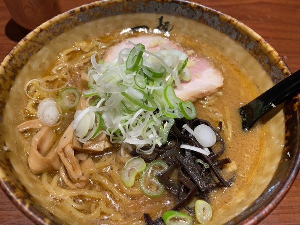「味噌ラーメン」@麺屋つくし 富山駅店の写真