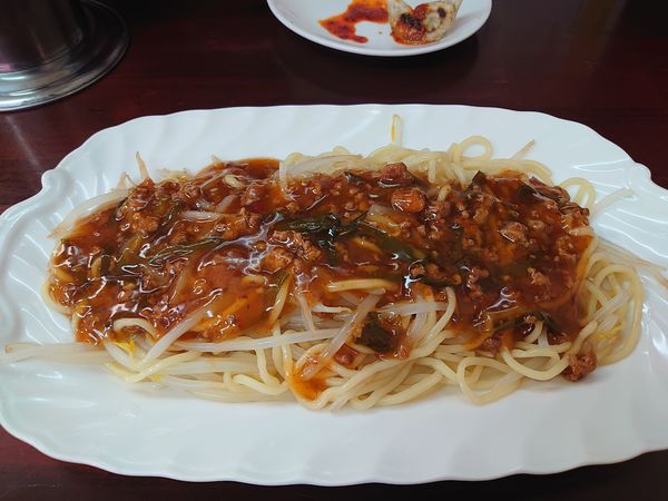 「冷しスタミナメン(650円)」@漫々亭の写真