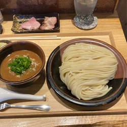 つけめん（大） +塩とスダチ　1400円+100円