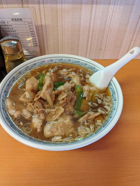 「肉そば 700円」@平和軒の写真