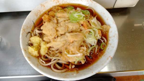 「ごぼう天そば（￥410）」@田舎そば かさいの写真