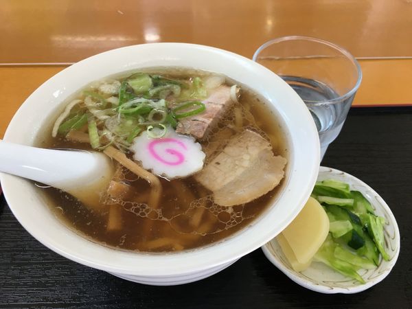 「中華そば　ミニ」@かど屋食堂の写真