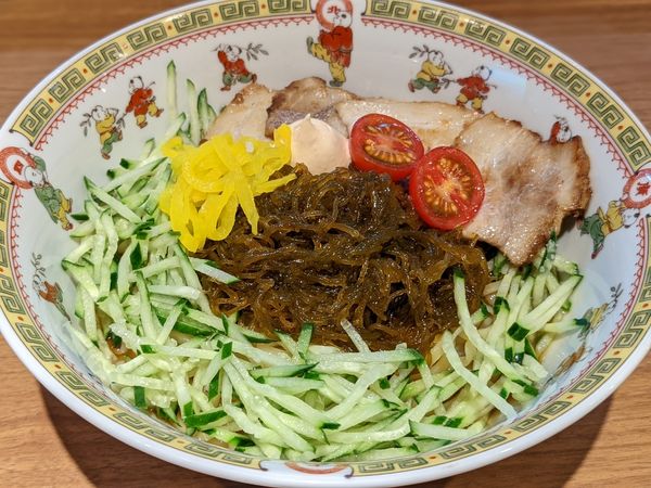 「限定もずくの冷やし鶏soba」@鶏Soba Toraやの写真