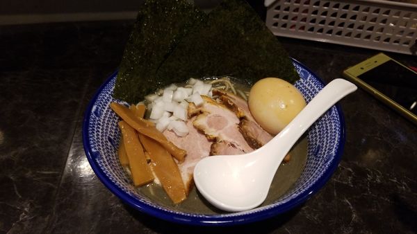 「特製アホにぼラーメン1150円+和え玉200円」@中華SOBA にぼ乃詩の写真