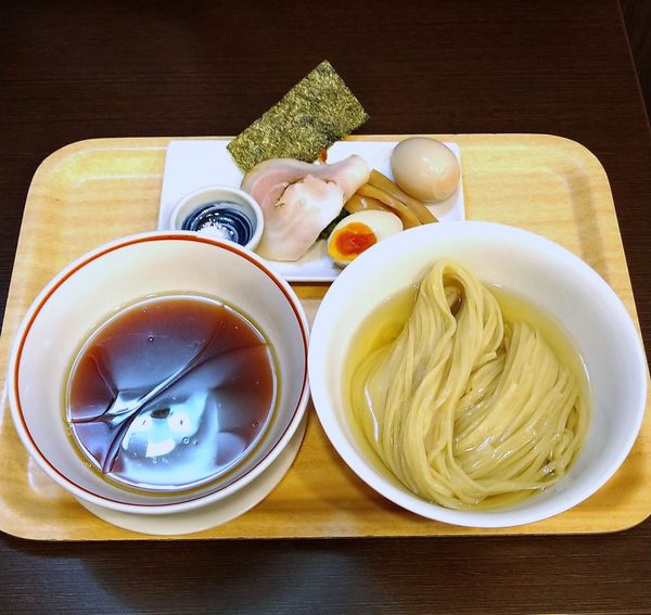 「つけめん 950円＋味玉 120円」@とものもとの写真