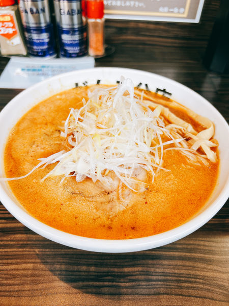 「胡麻味噌担々麺 温製 玄米黒酢」@元祖一条流がんこ 総本家(二代目)の写真