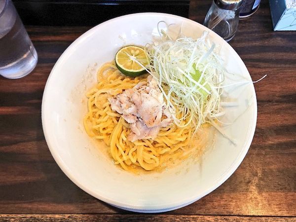 「鯛白子の和えそば」@稲荷屋の写真