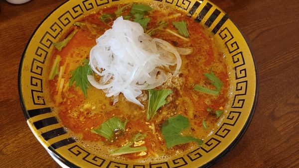 「濃厚旨辛鶏担々麺」@らぁ麺 しろがね 安曇野店の写真
